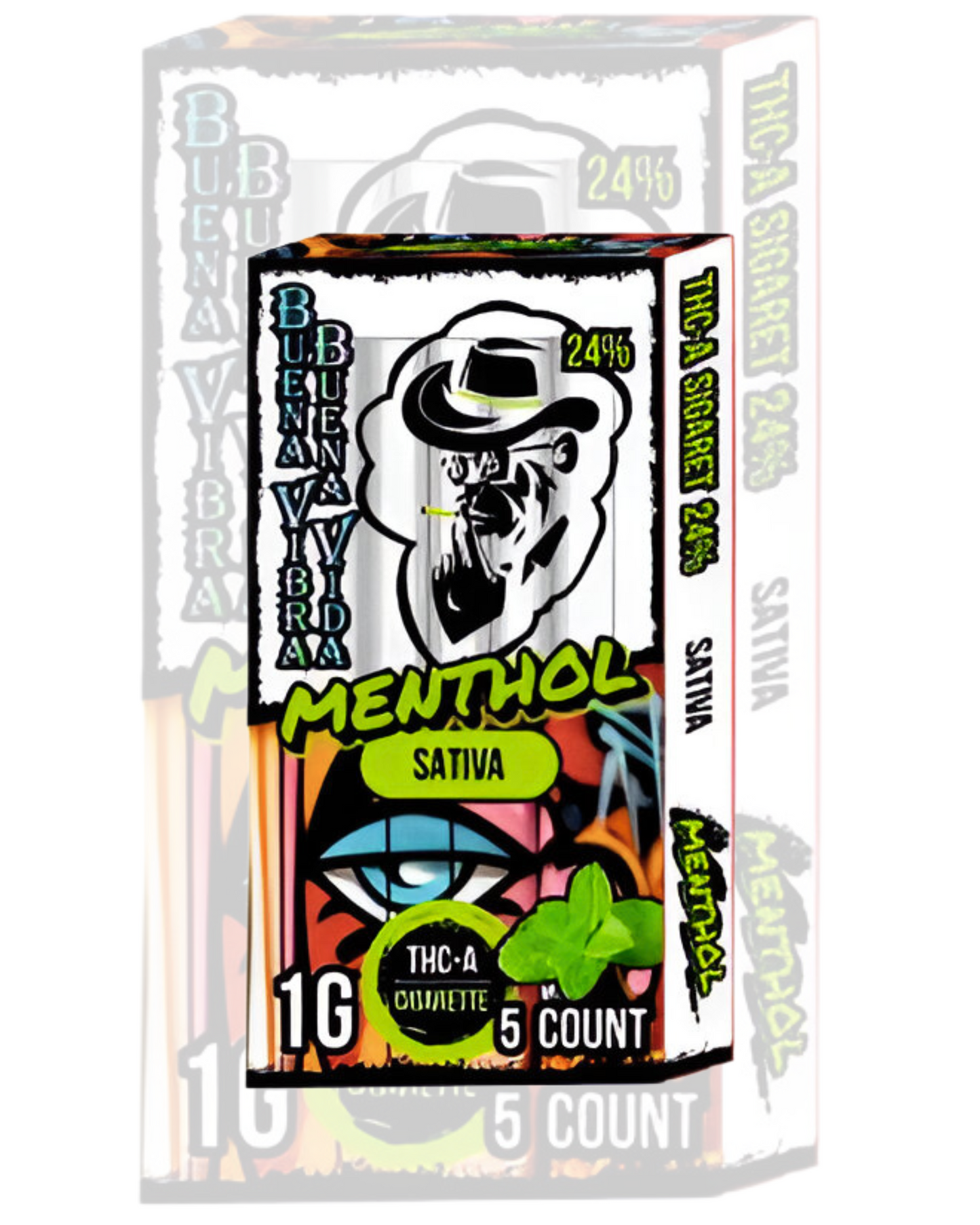 CIGARETTE THC-A MENTHOL SATIVA