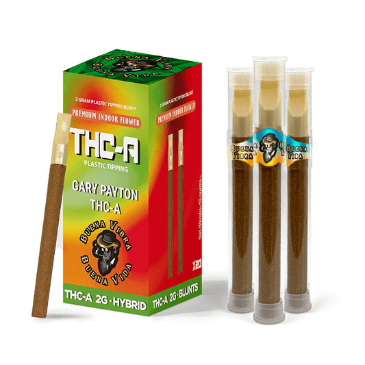 THC-A PLASTIC TIP BLUNTS GARY PAYTON HYBRID